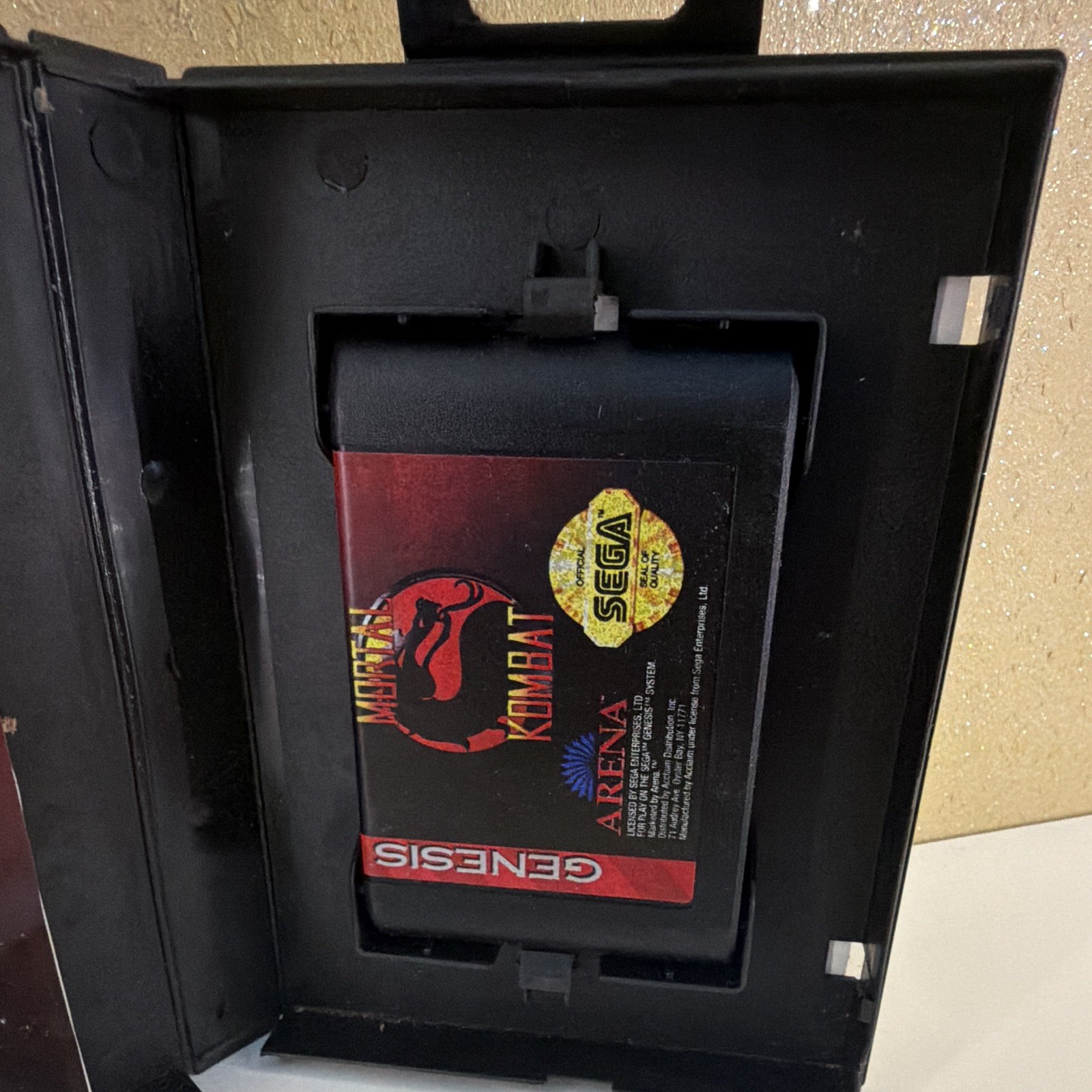 Mortal Kombat Sega Genesis 1992 NTSC-U/C Fighting MA-13 w/ Manual (Arena)