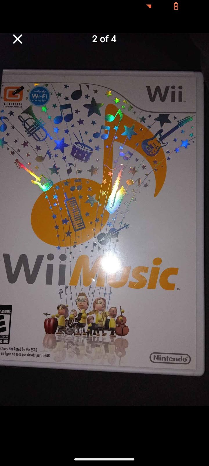 Nintendo Wii Music Original DVD Keep Case with Cover Art (fully Sealed)