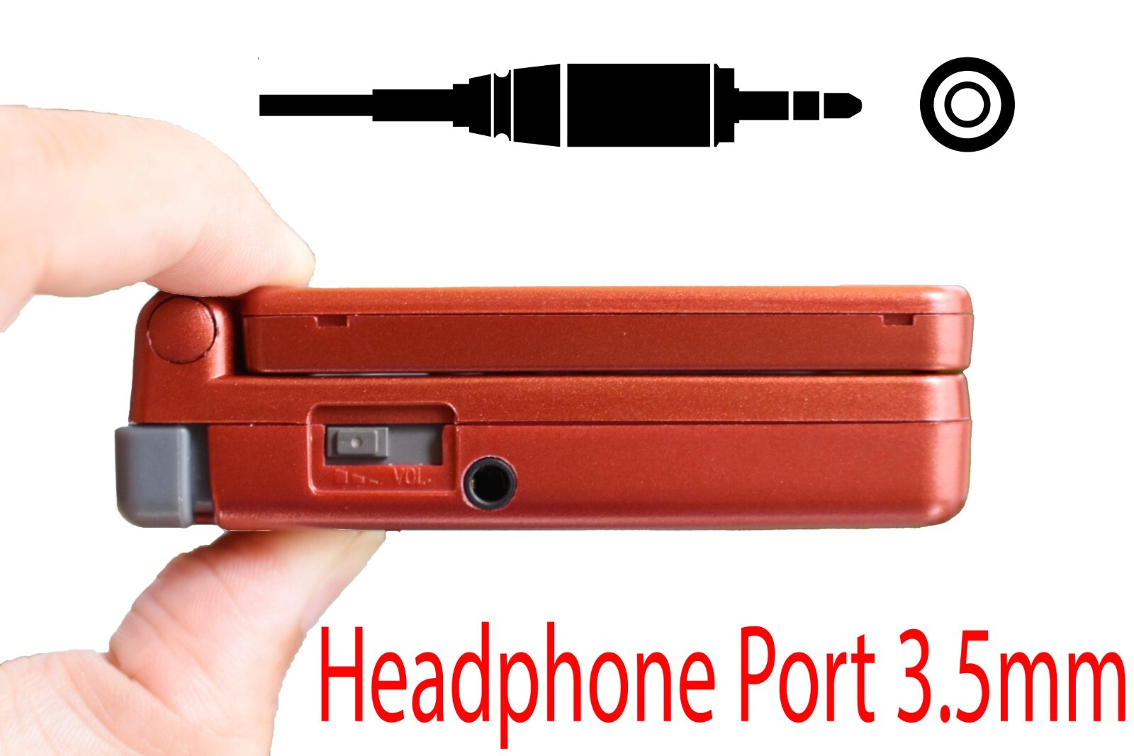 Install Charging Port Type C And Headphone Port 3.5mm For Gameboy Advance SP