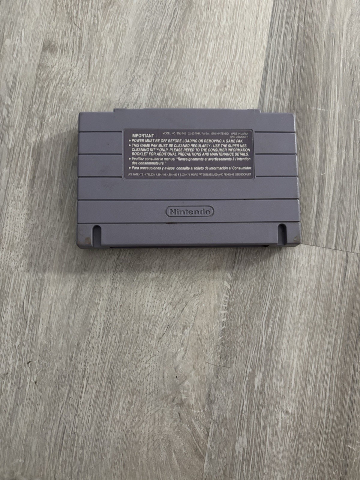 Super Mario RPG: Legend of the Seven Stars Nintendo SNES Cartridge