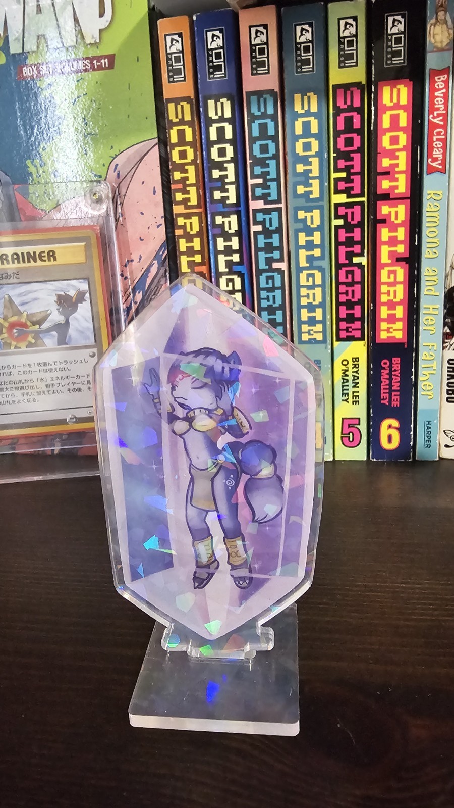 Krystal Starfox Adventures HOLOGRAPHIC Standee Crystal 4 Inch Decor Art