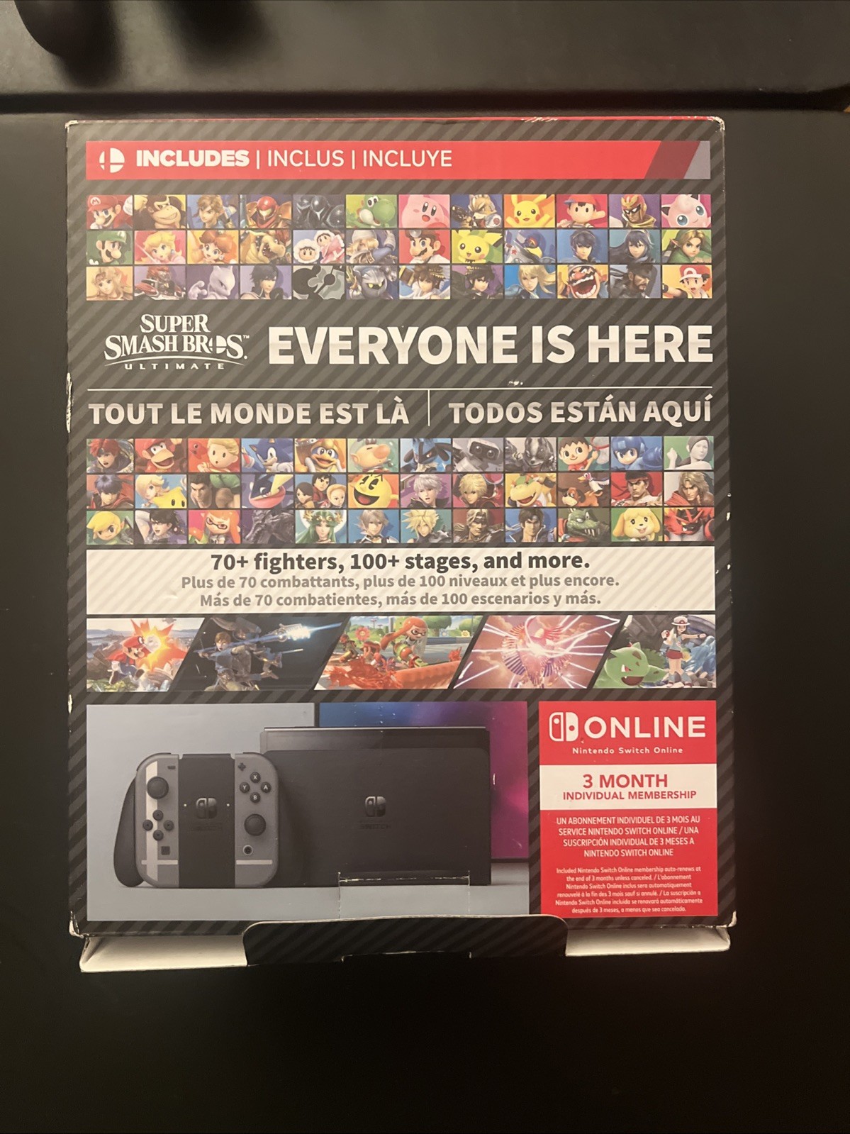 CIB Completete Super Smash Bros. Nintendo Switch OLED Console! Tested & Works!