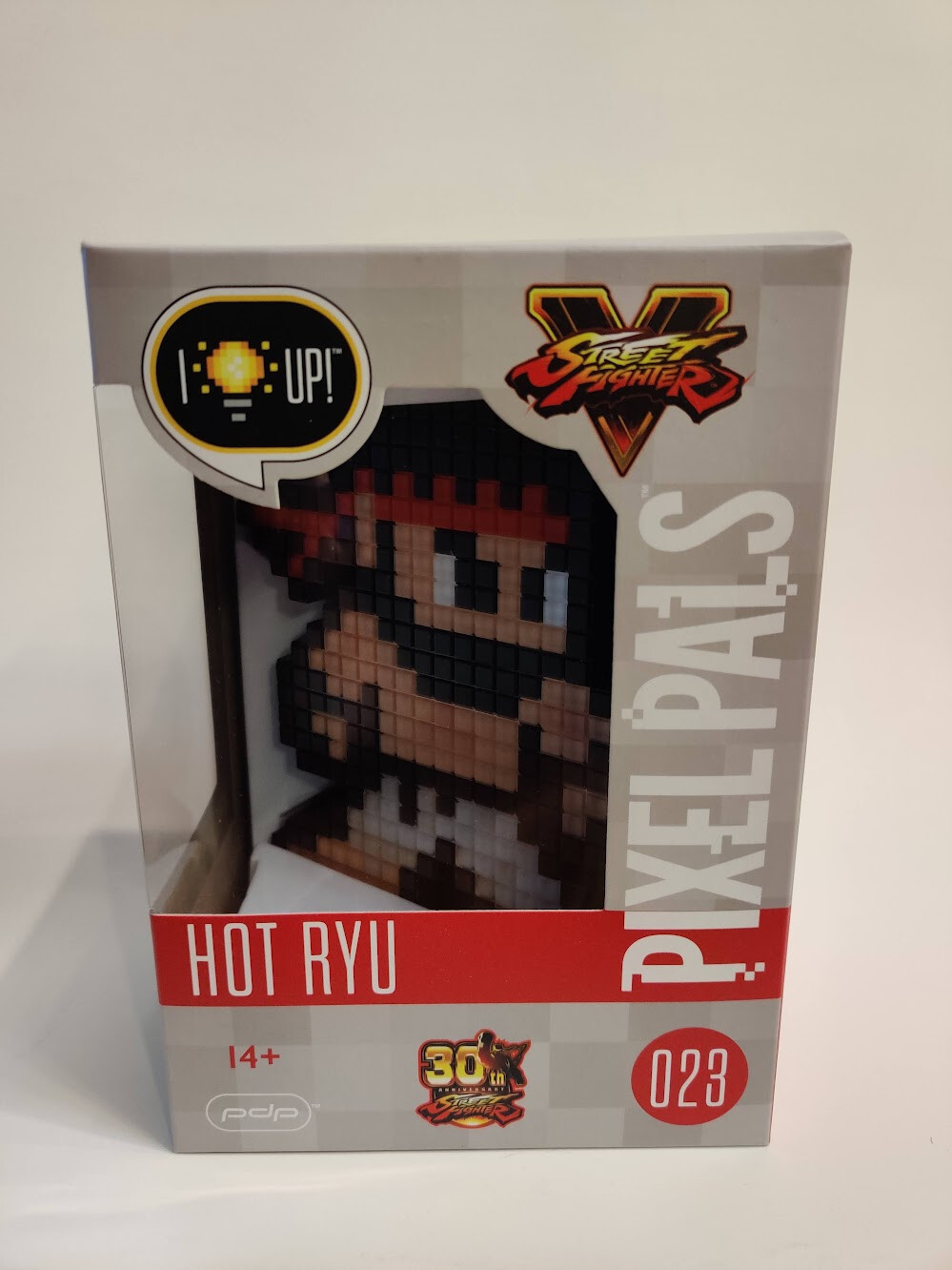 CAPCOM PDP Pixel Pals Hot Ryu Street Fighter V #23 NEW SEALED I Light Up Figure