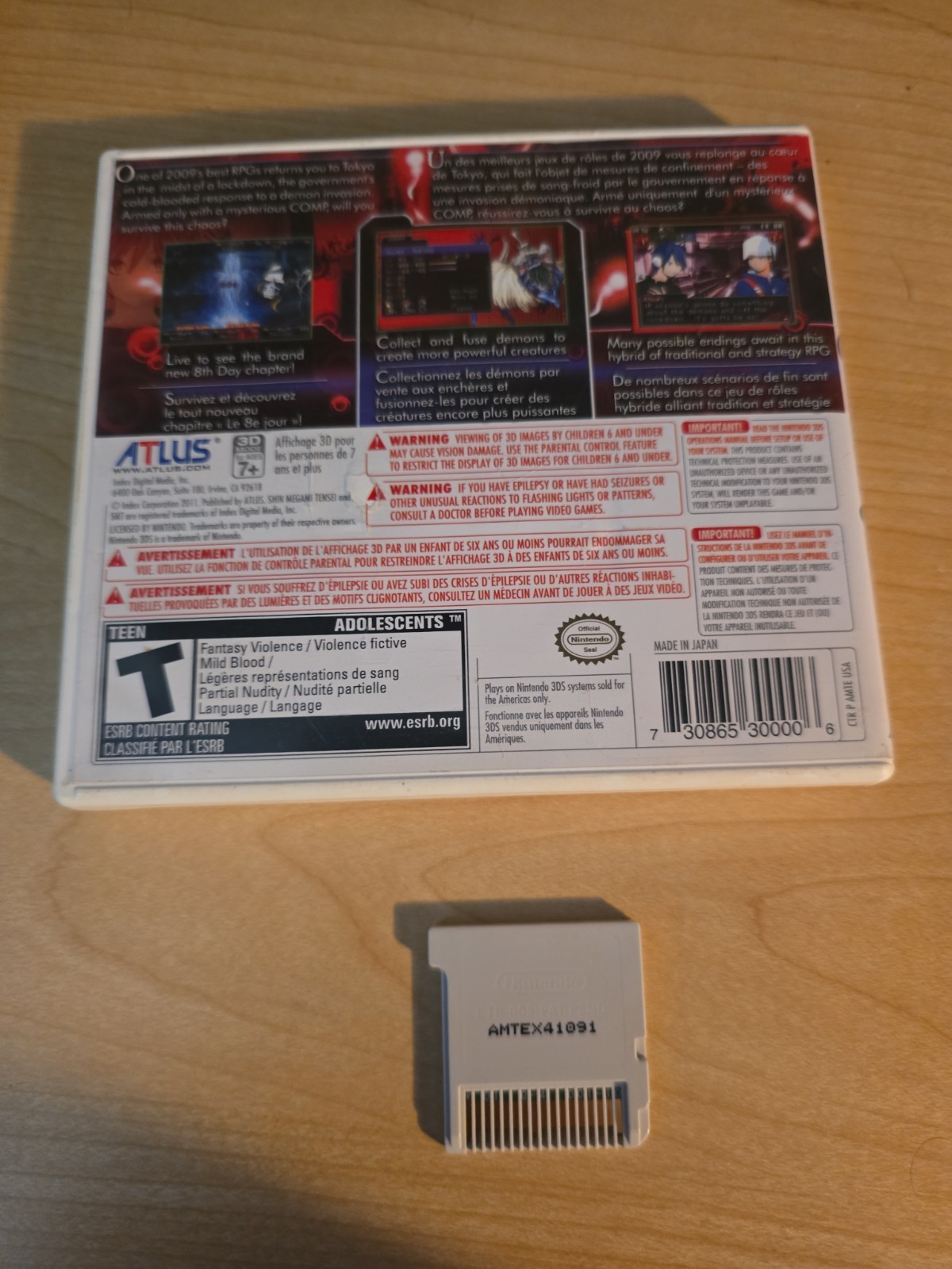 Shin Megami Tensei: Devil Survivor Overclocked (Nintendo 3DS, 2011)