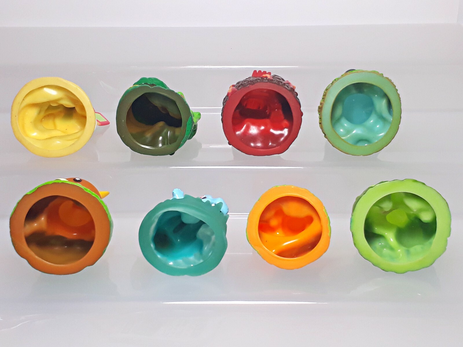Pokemon Tomy Chara Bottlin Figure Set (9) Groudon Bulbasaur Totodile 1.5-2.4in