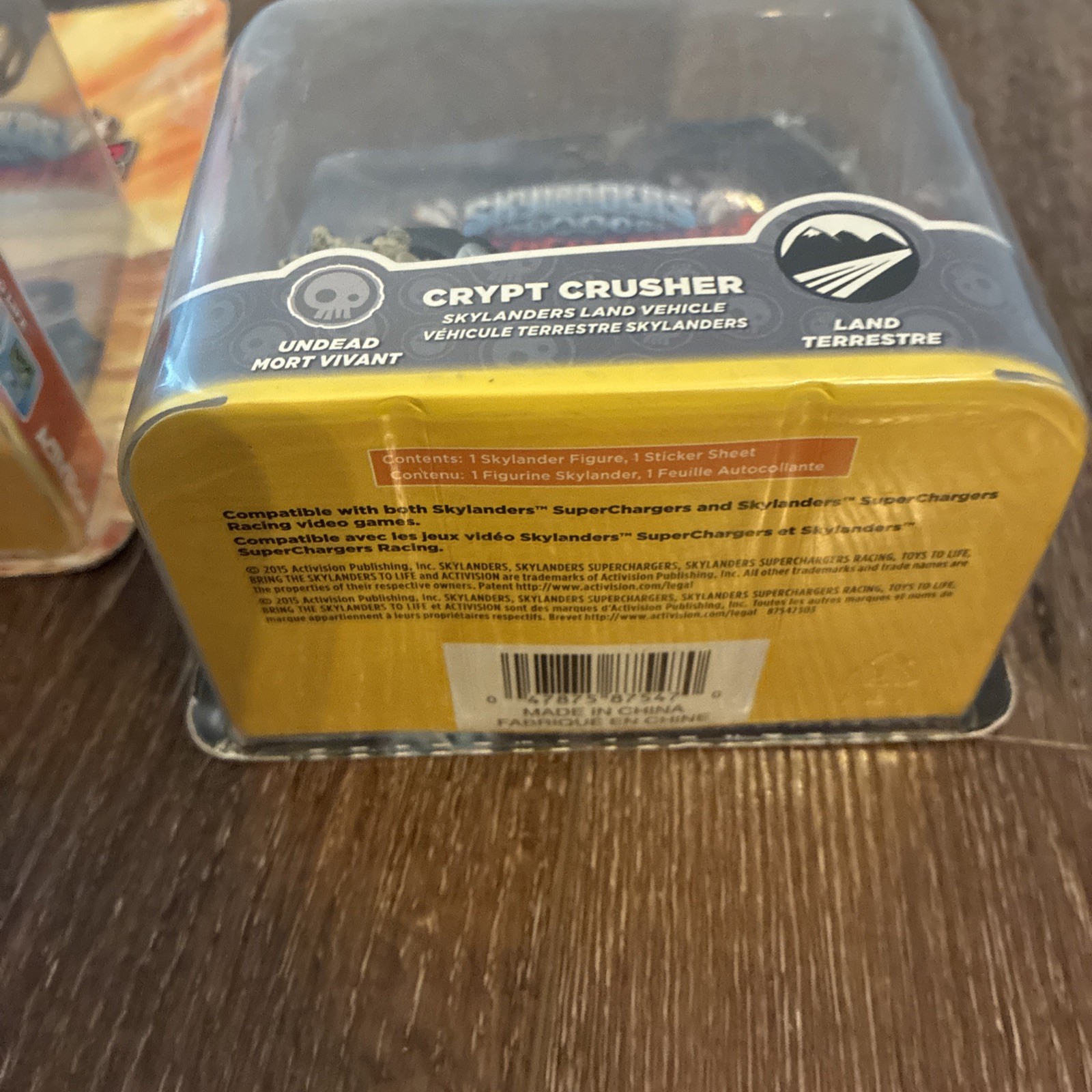 Skylanders Superchargers Toy Vehicles Shield Striker & Crypt Crusher Damaged Box