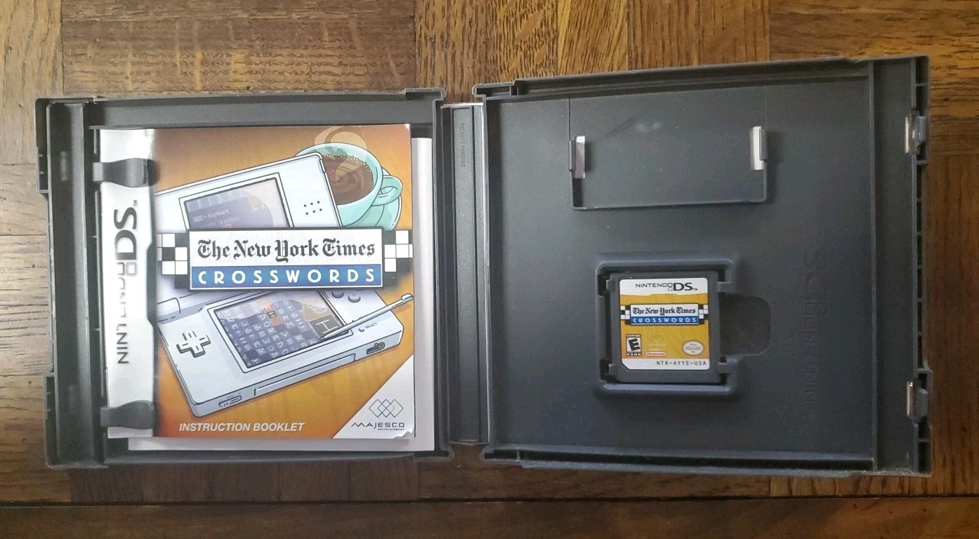 Nintendo DS Puzzle Game Lot Of 5 Brain Age Crossword