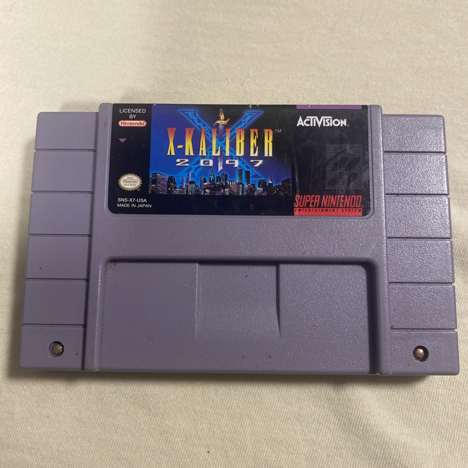 X-Kaliber 2097 Super Nintendo Entertainment System tested working