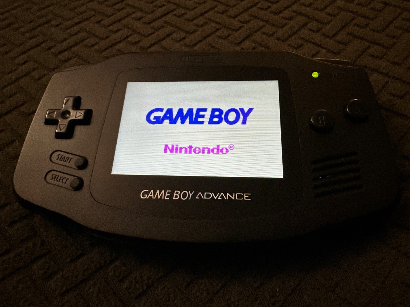 Nintendo Game Boy Advance Backlight Mod USB-C Rechargeable NO GAMES