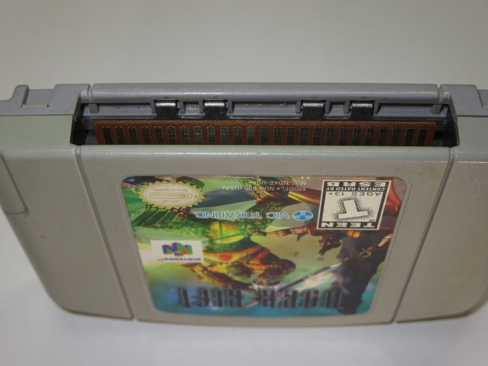 Dark Rift (Nintendo 64, 1997) N64 Authentic Game Pak Cartridge Tested & Working