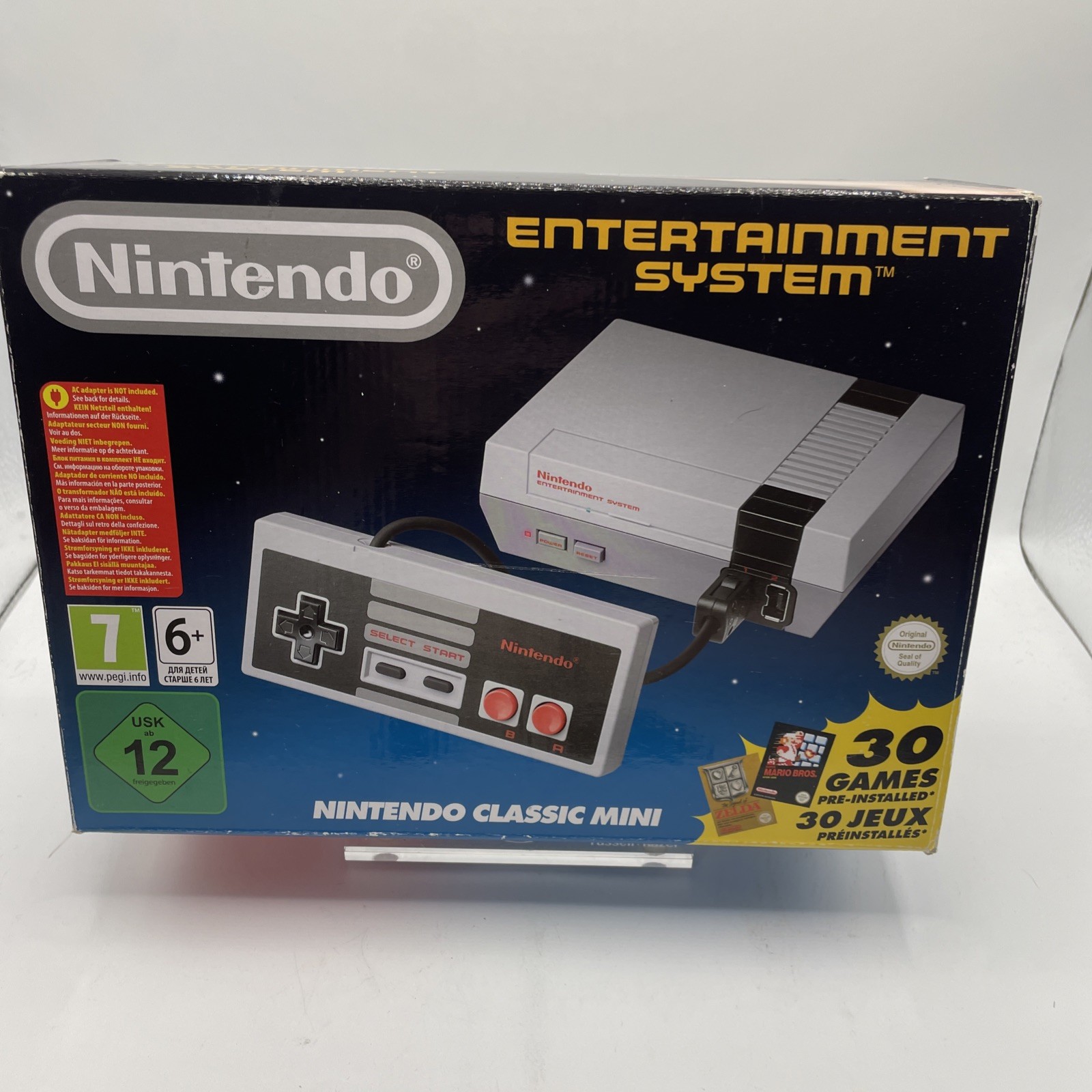 Official Nintendo Classic Mini NES 30 Games Loaded- Open Box Free Shipping!