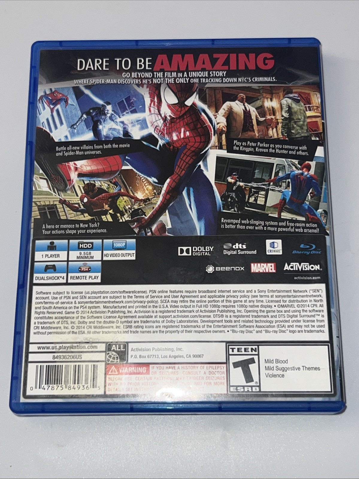 The Amazing Spider-Man 2 – PS4 Very Good Tested!