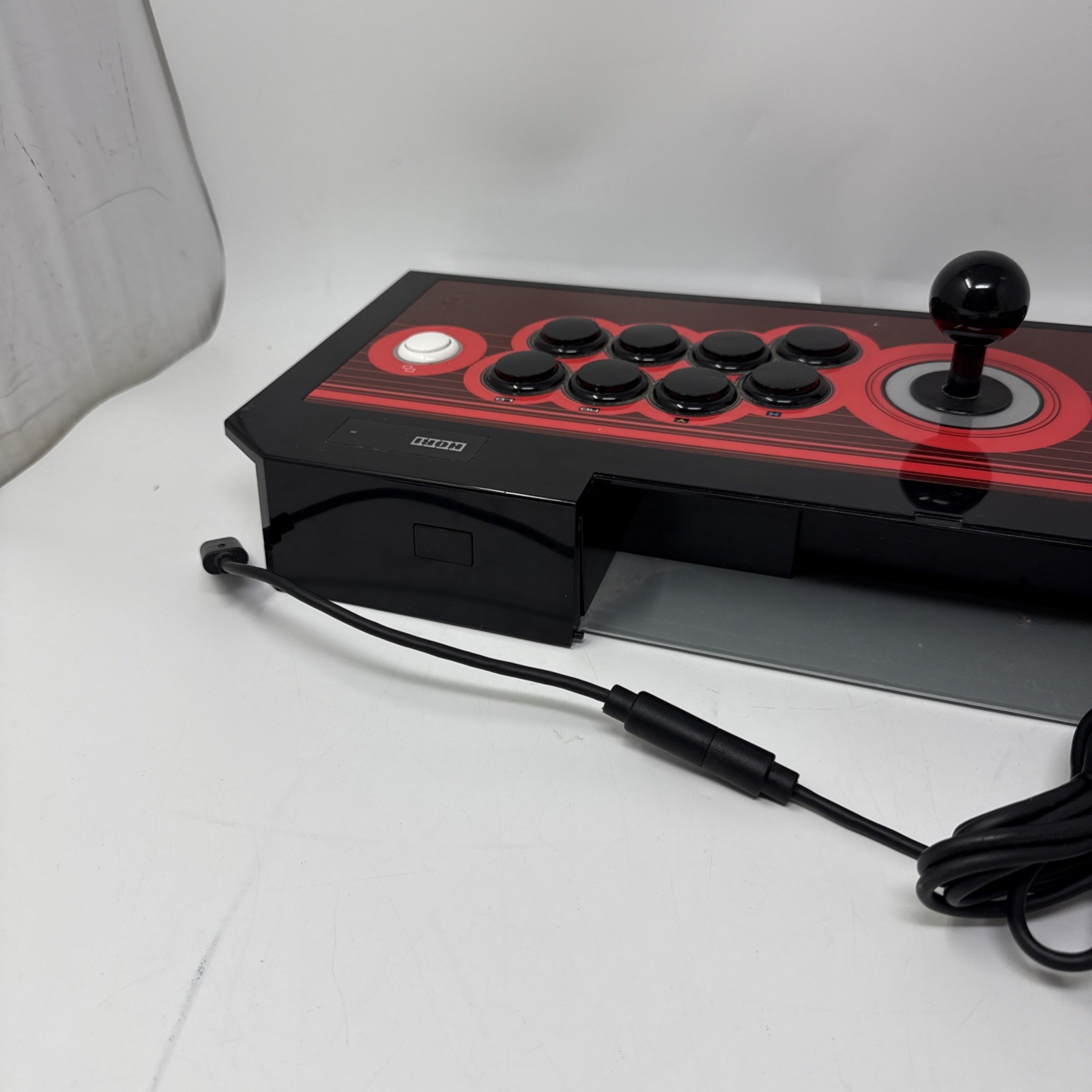 TESTED – Xbox Hori Real Arcade Pro V Red / Black Arcade Controller Hayabusa