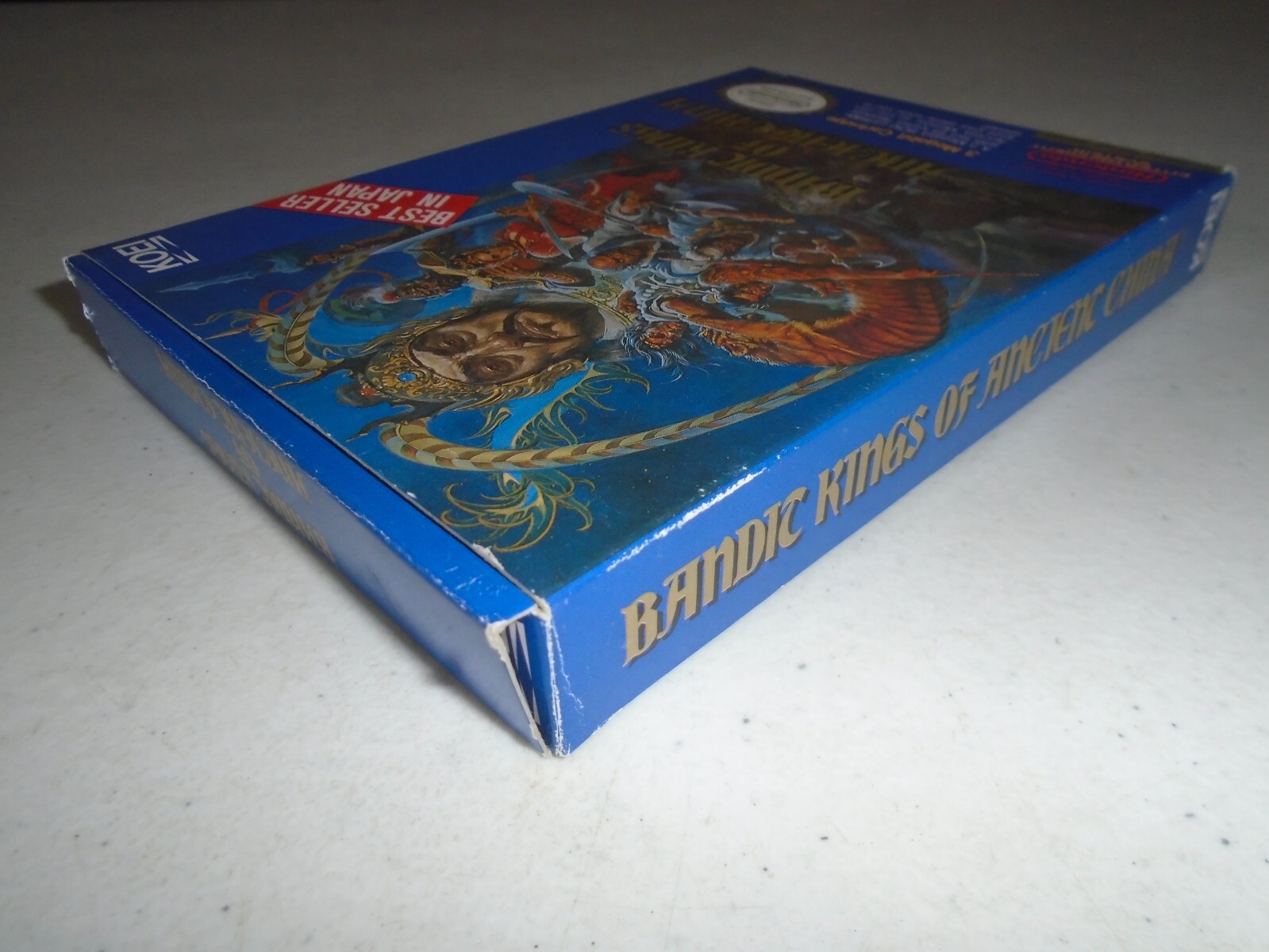 Bandit Kings of Ancient China BOX ONLY, foam & sleeve, NO GAME ☆☆ Nintendo NES