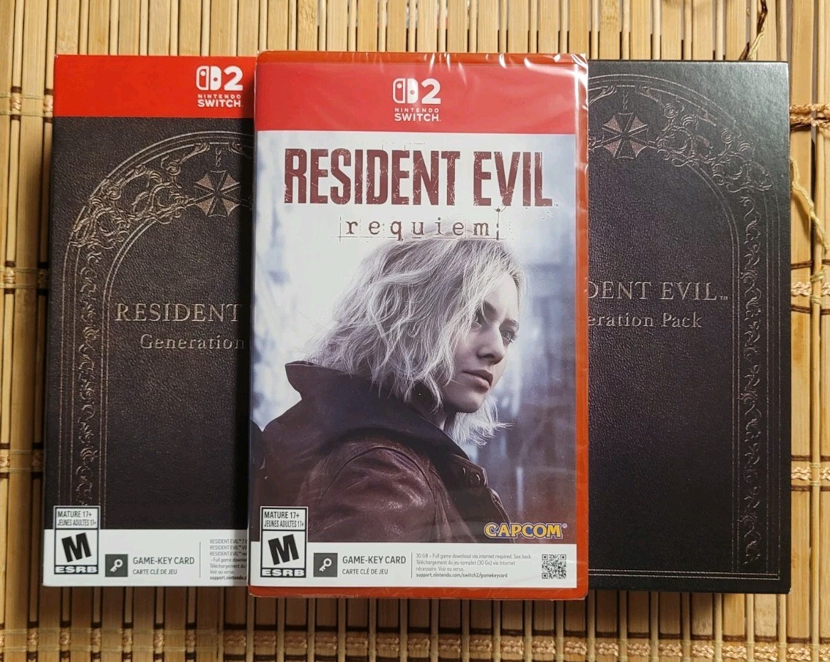 (Brand New, Sealed) Resident Evil Requiem Nintendo Switch 2 w/ Generations Box
