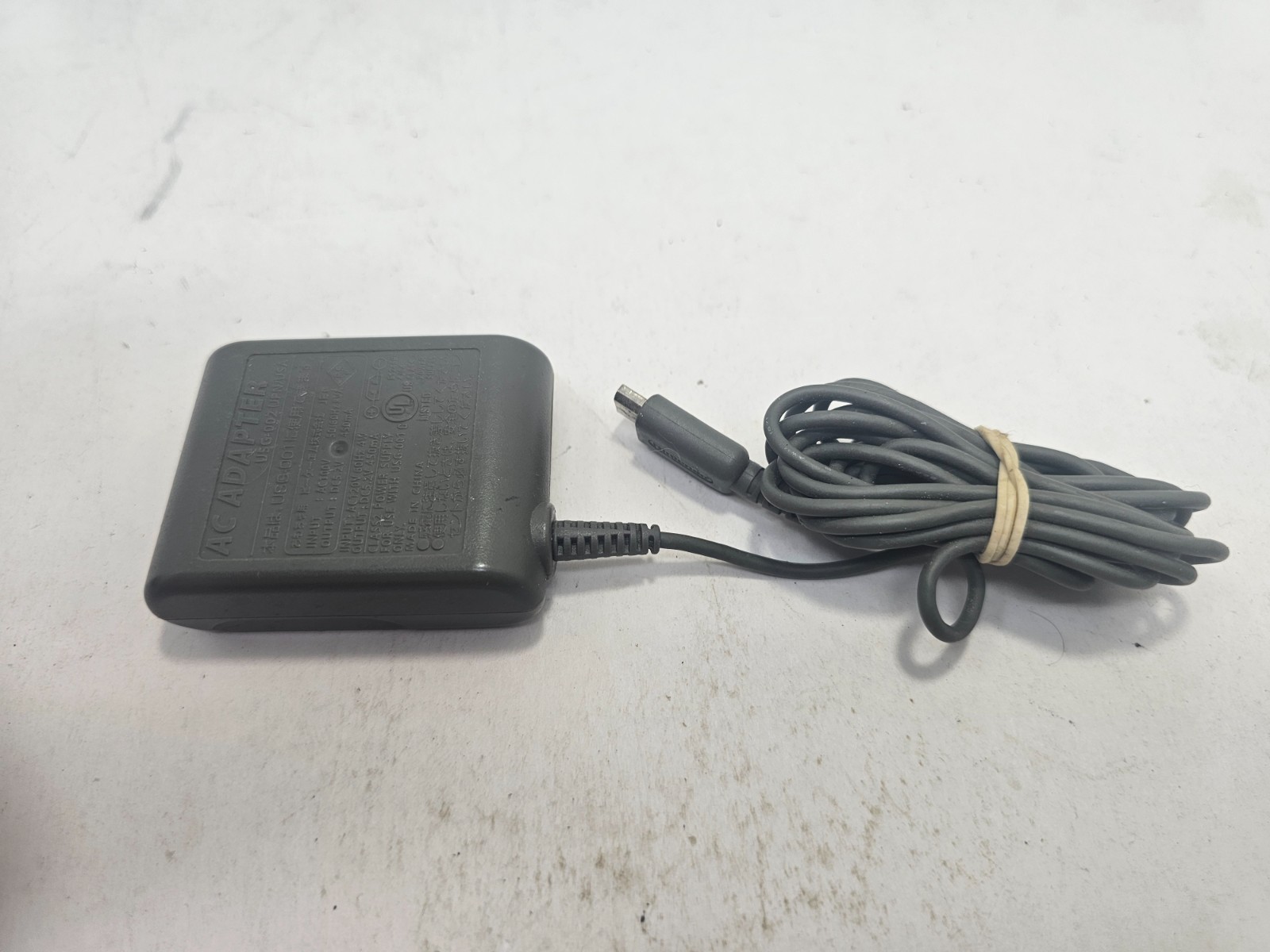 Official Nintendo DS Lite AC Adapter Charger OEM Grey Power Supply USG-002
