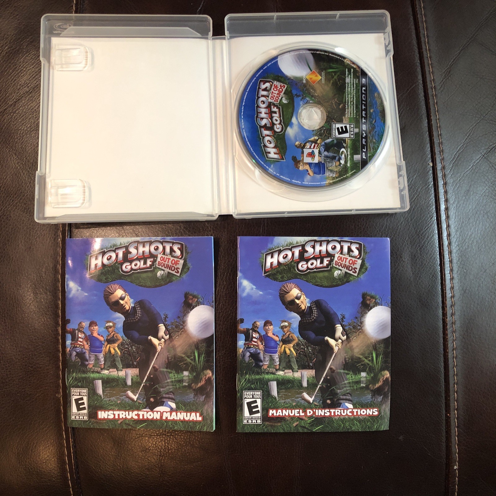 Hot Shots Golf: Out of Bounds (Sony PlayStation 3) PS3 Complete Manuals Eng/Span