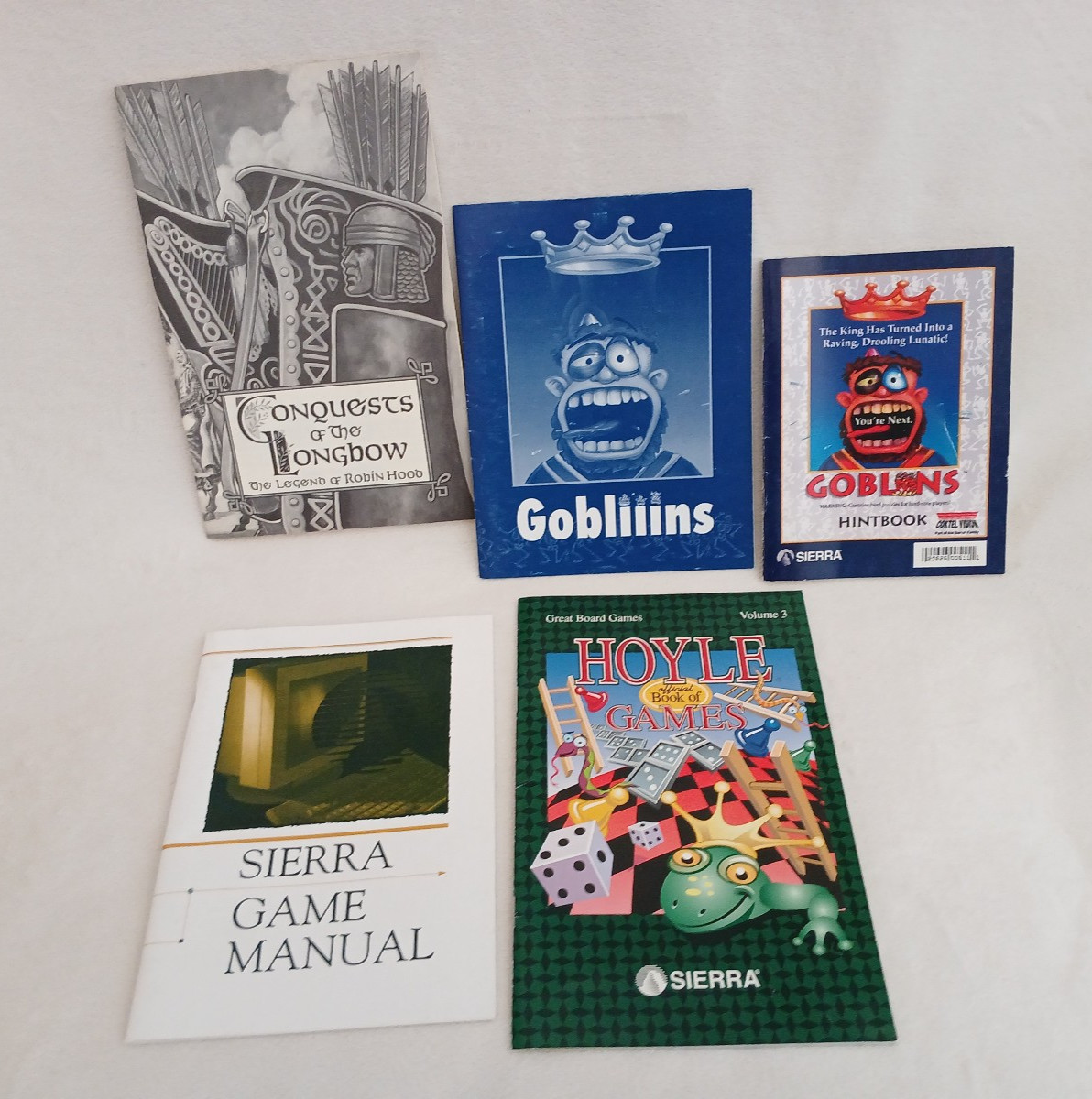 Vintage 1992 Sierra Family Fun Pack PC 3.5 Disk Big Box Gobliins Hints Longbow
