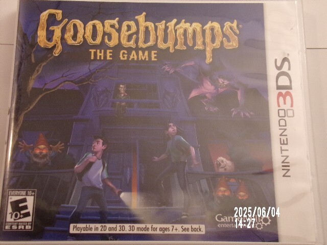 Goosebumps The Game (Nintendo 3DS) Original Case Only No Game / Authentic
