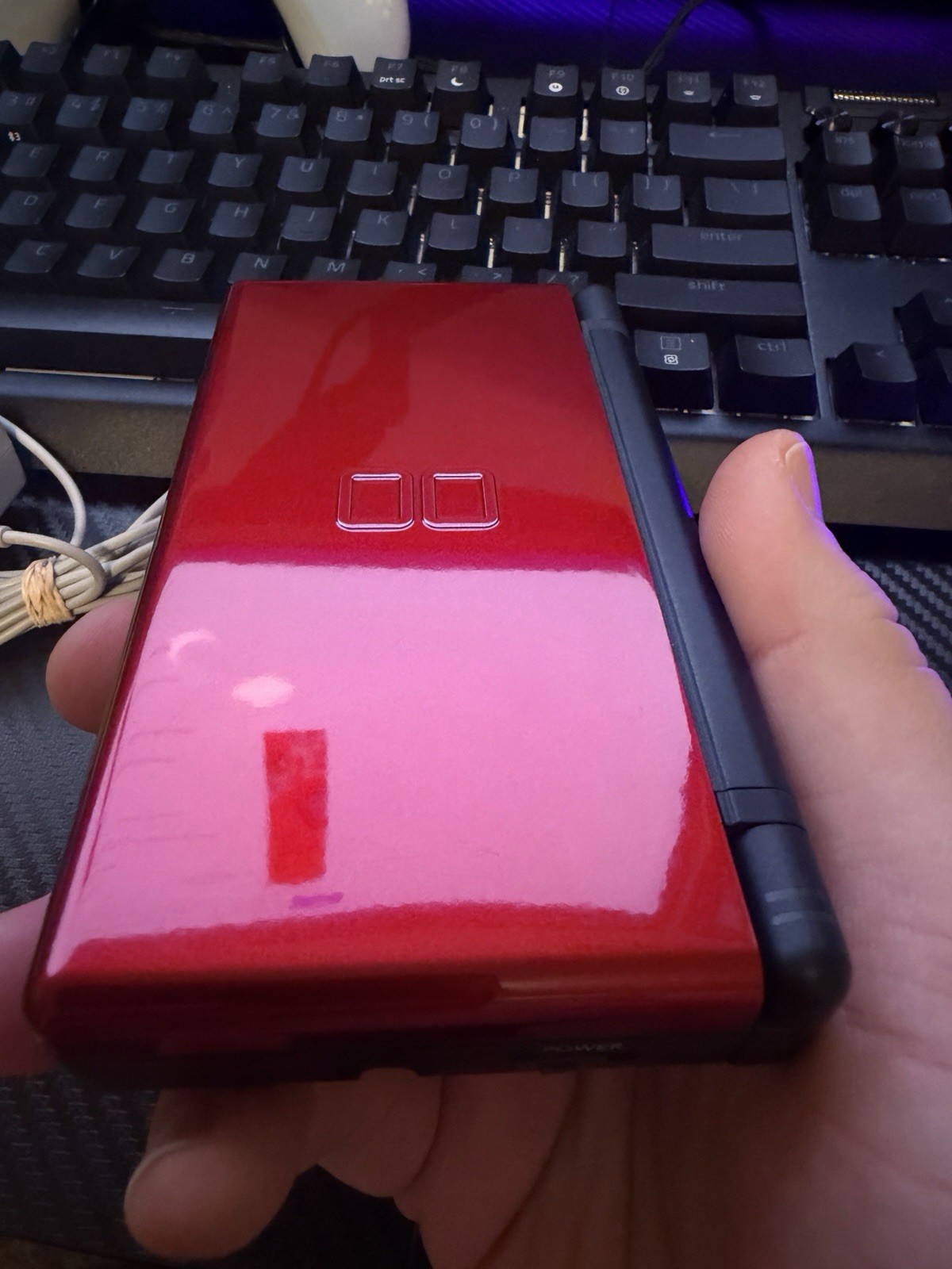 MINT Nintendo DS Lite Handheld Red – W/ New Super Mario Bros – FULLY TESTED