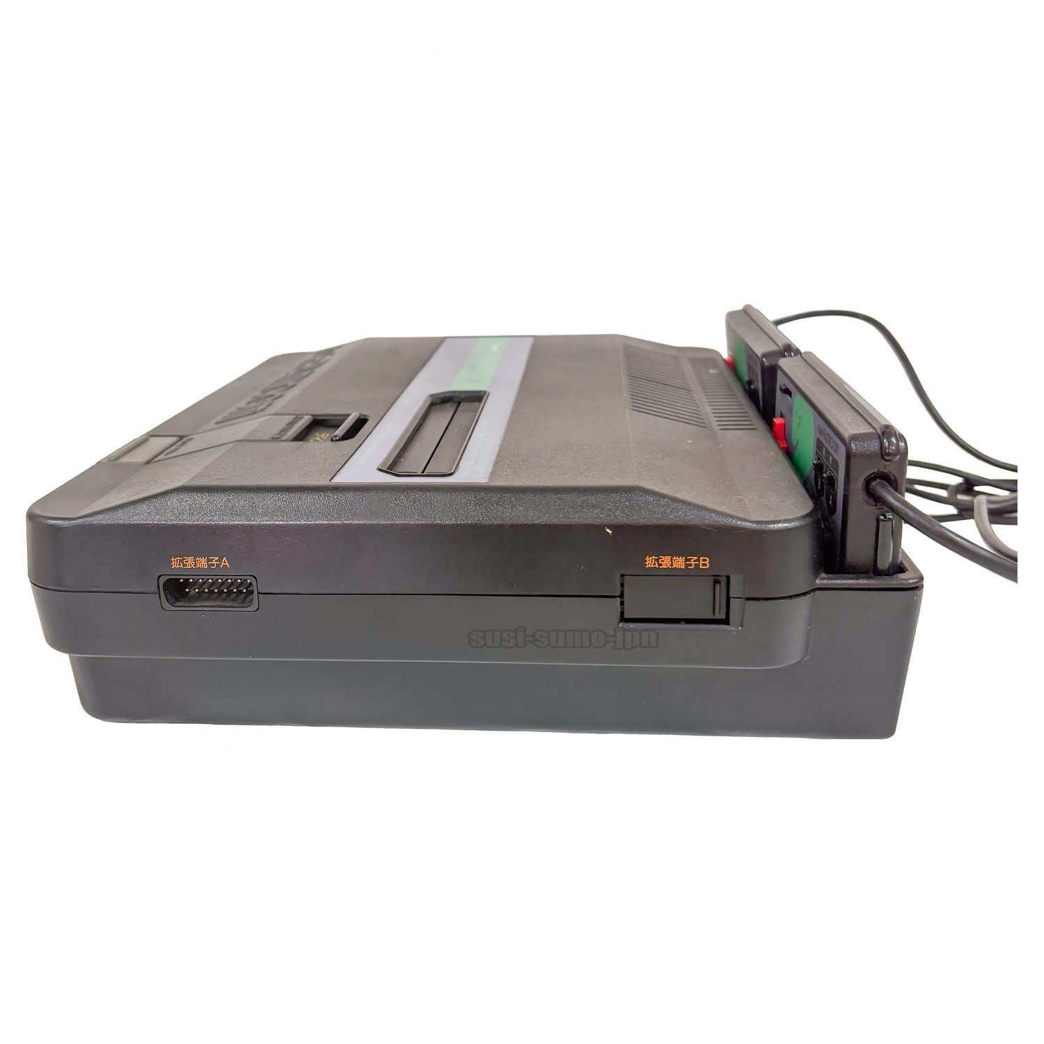 Sharp Twin Famicom Console Black AN-505-BK New Belt Replaced Tested Console Only