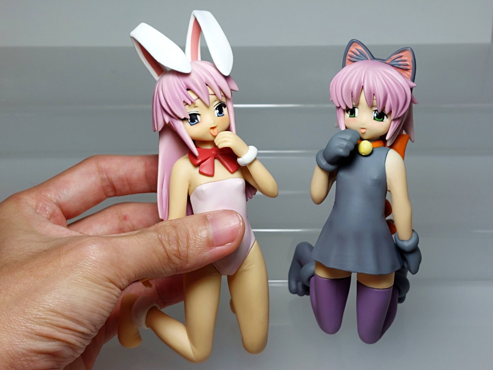 Hajimete no Oishasan Figure Asakura Maina (Bunny) Yuuna (Cat) Girl 4.6-5.1in