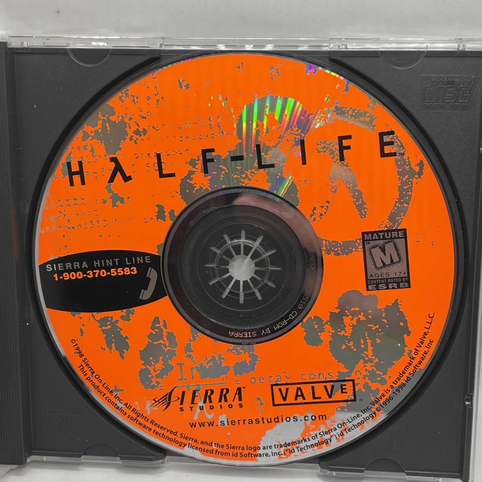 Half-Life 1 & 2 episode 1 PC CD-ROM Sierra Valve FPS Shooter tested clean discs