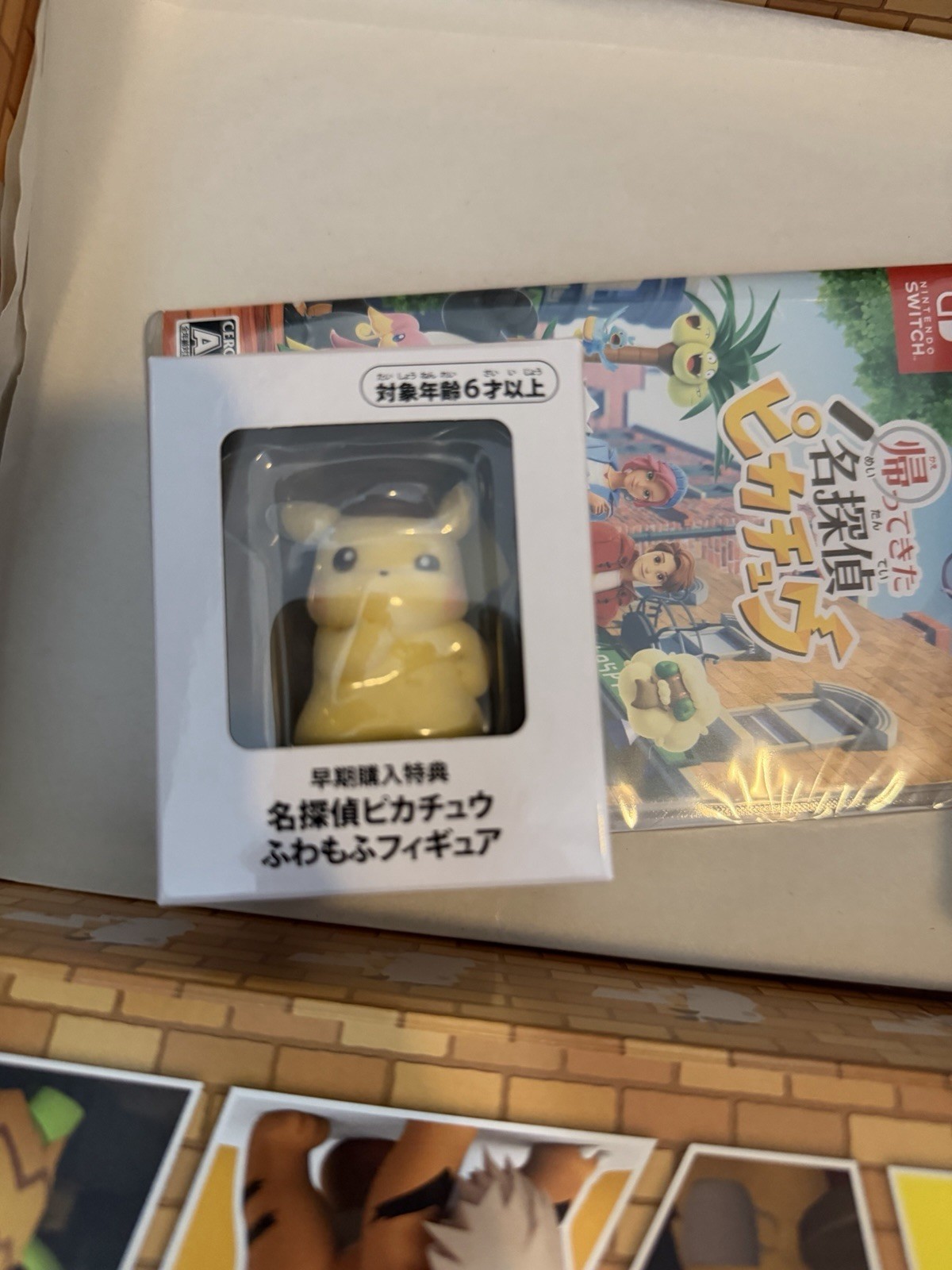 The Pokémon Company 帰ってきた 名探偵ピカチュウ Switch NTSC-J CERO A 2023 w/ Figure