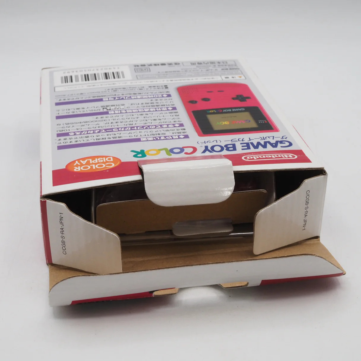 Nintendo GAME BOY COLOR Red CGB-001 Handheld System Boxed Tested Serial Match GB