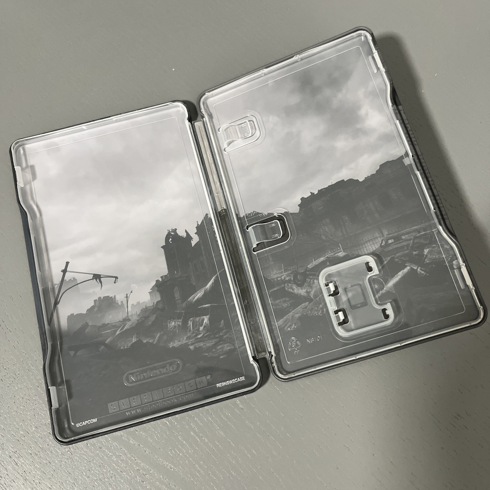 Official Resident Evil Requiem Deluxe Edition Switch Steelbook Only No Game