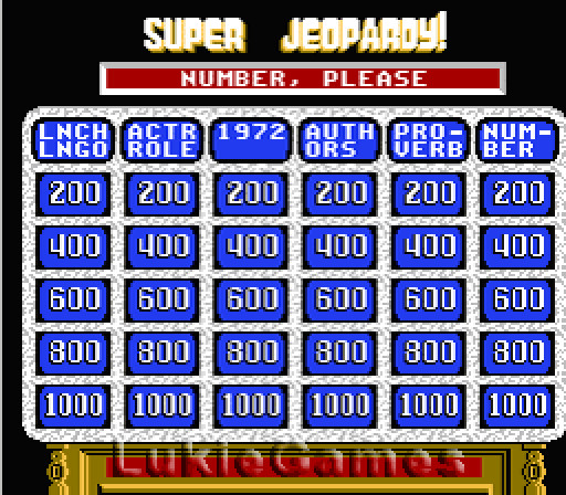 Talking Super Jeopardy – Fun NES Nintendo Game