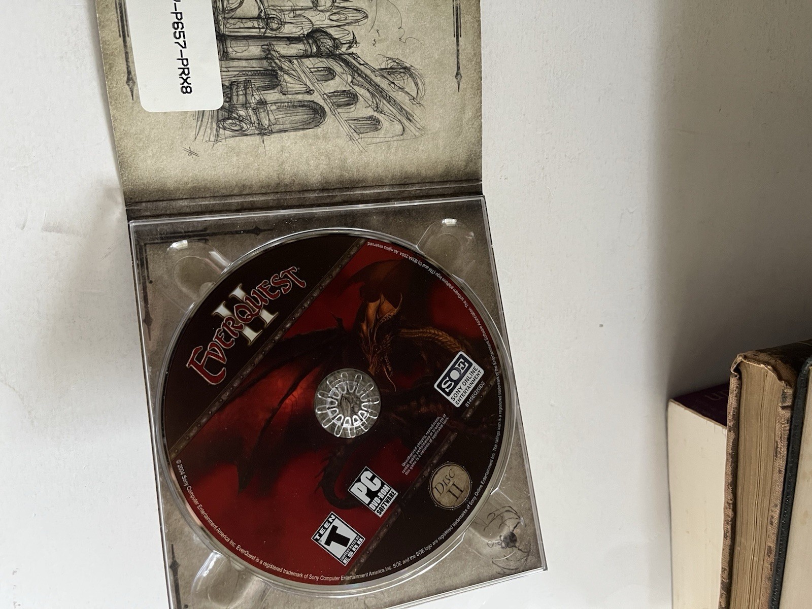 EverQuest II Game (PC 2 CD-ROM, 2004) in Trifold Digipak Case VG+/EX Discs