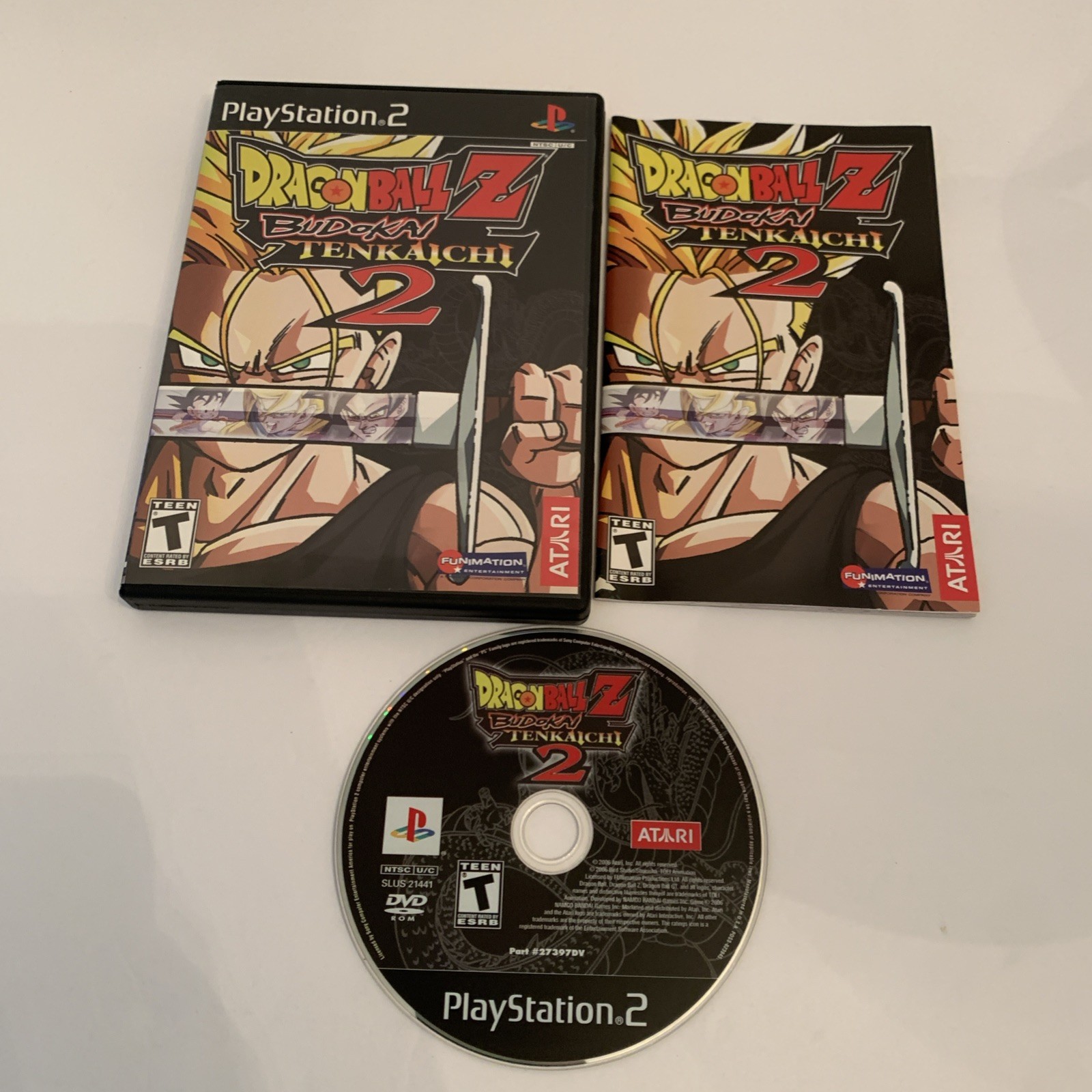 Dragon Ball Z: Budokai Tenkaichi 2 (Sony PlayStation 2, 2006) Complete See Pics