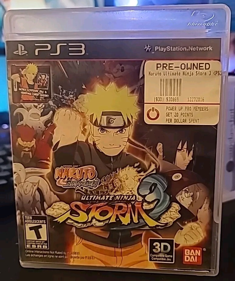 Naruto Shippuden:Ultimate Ninja Storm 3 PS3 (Pre-owned) (TCG Not Included)