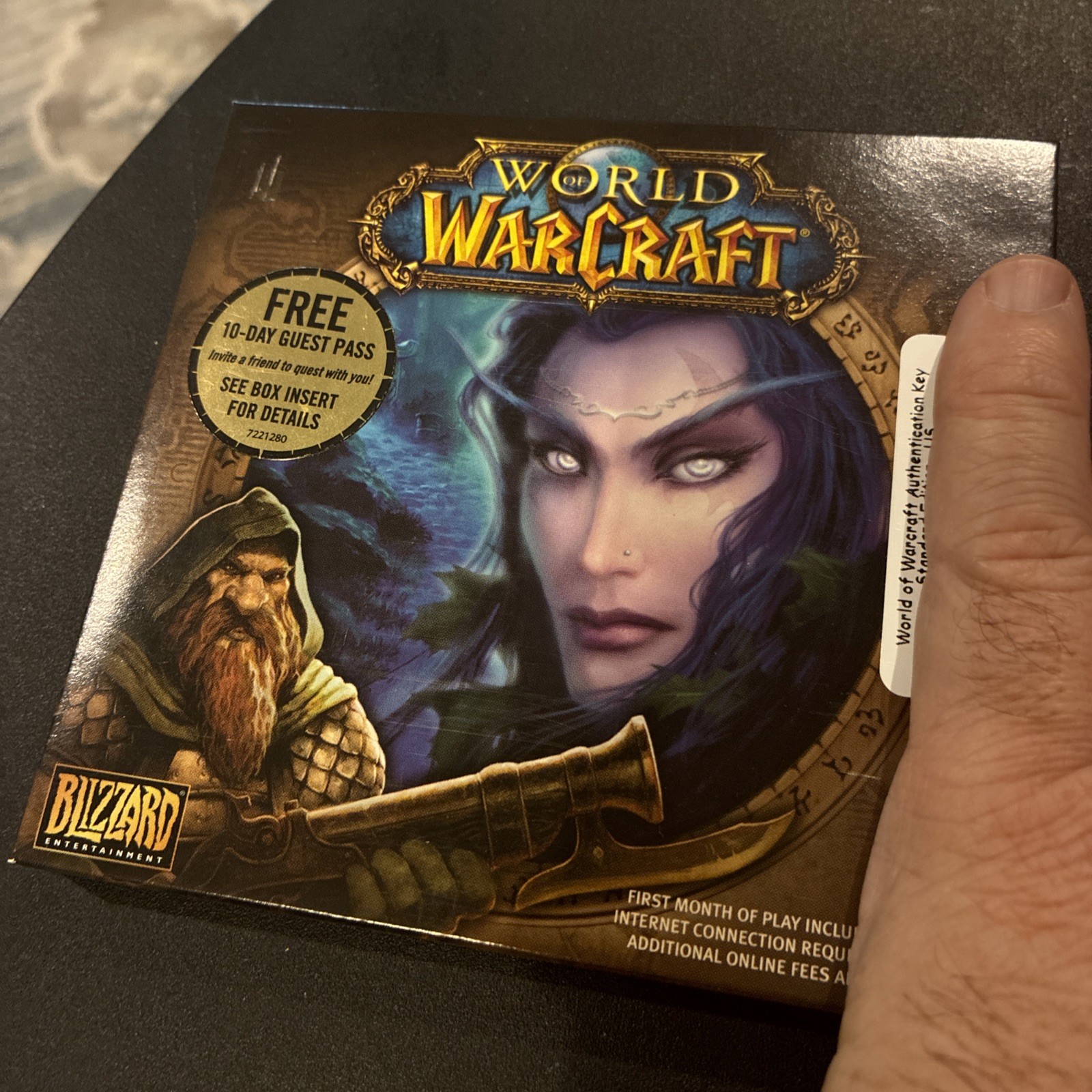 World of Warcraft PC Game Original Box Manual, Blizzard, 2004
