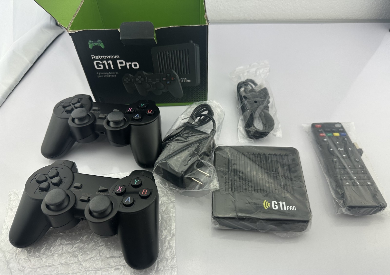 G11 Pro 4K Home Retro Game Console HDMI TV Gaming System 2 Wireless Controllers
