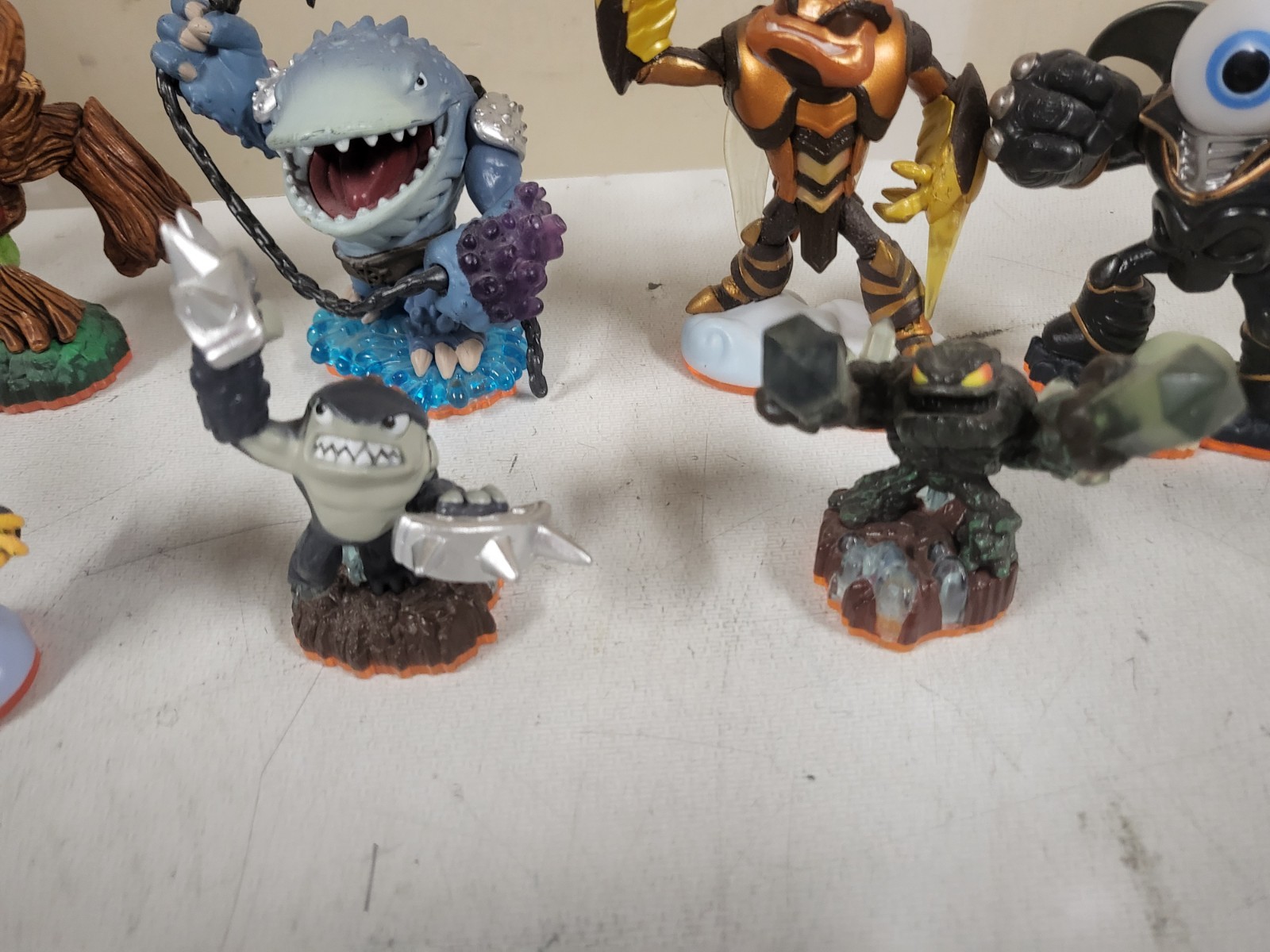 7 Skylanders Giants Lot Thumpback Swarm Tree Rex Eye Brawl Jet Vac Terrafin Etc