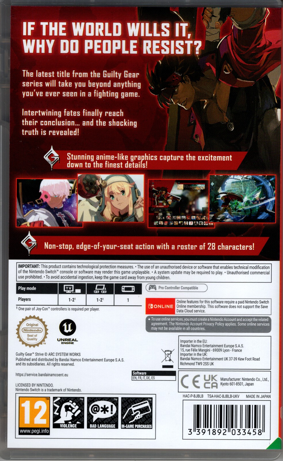 Guilty Gear Strive for Nintendo Switch™
