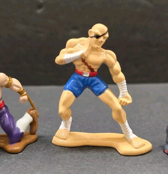 1993 Capcom Street Fighter Metal Die Cast Figures Lot of 4 – Fast Shipping