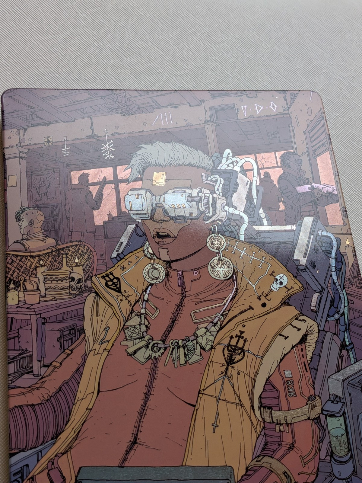 Cyberpunk 2077 Voodoo Boys Steelbook Case PS4 Sony PlayStation *No Game*