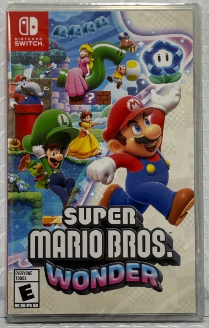 New Sealed – Super Mario Bros Wonder – Nintendo Switch , Free Ship USA