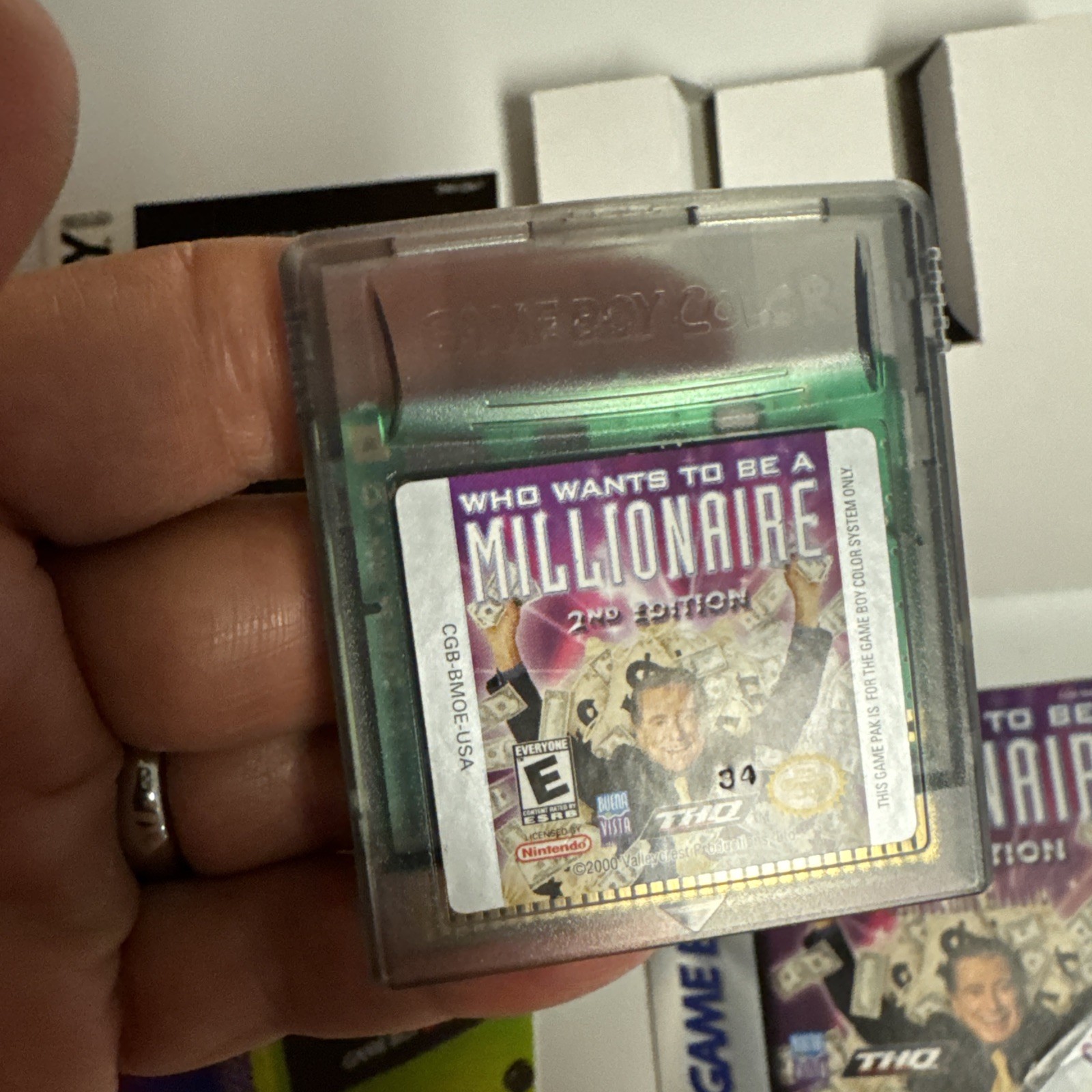 Who Wants to Be a Millionaire 2nd Edition – Nintendo Game Boy Color Complete