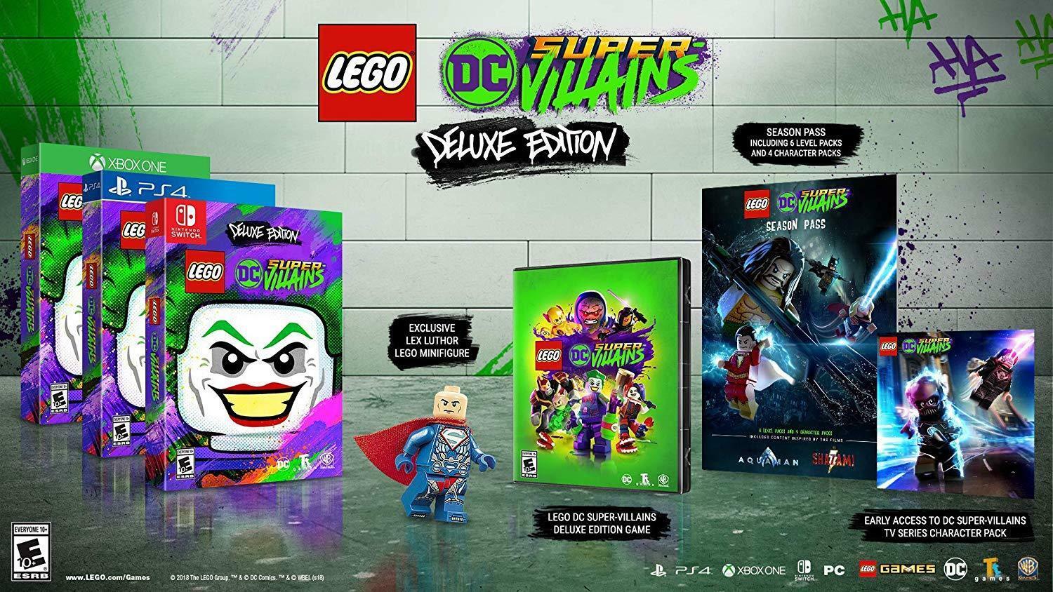 LEGO DC Super Villains *DELUXE EDITION* Box Set (XBOX One) New