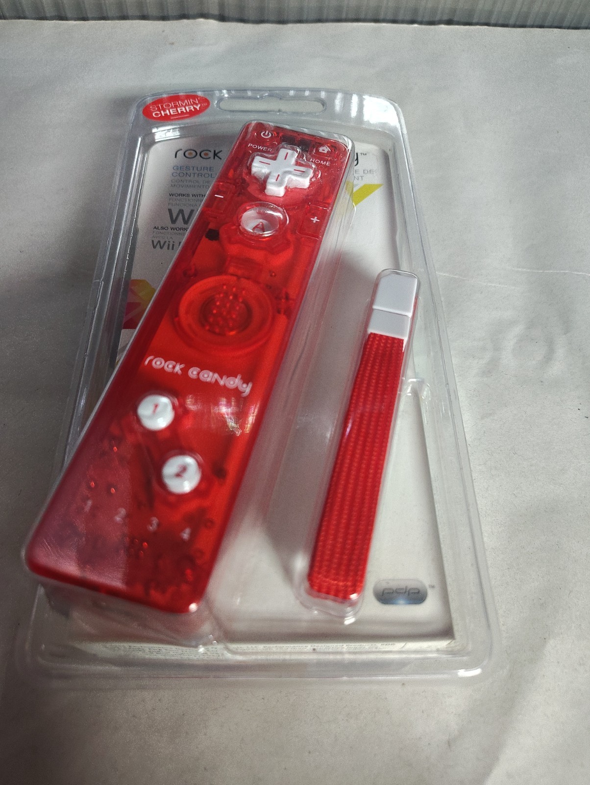 PDP 8560R v4.0 Rock Candy Stormin Cherry Gesture Controller for Wii / Wii U New