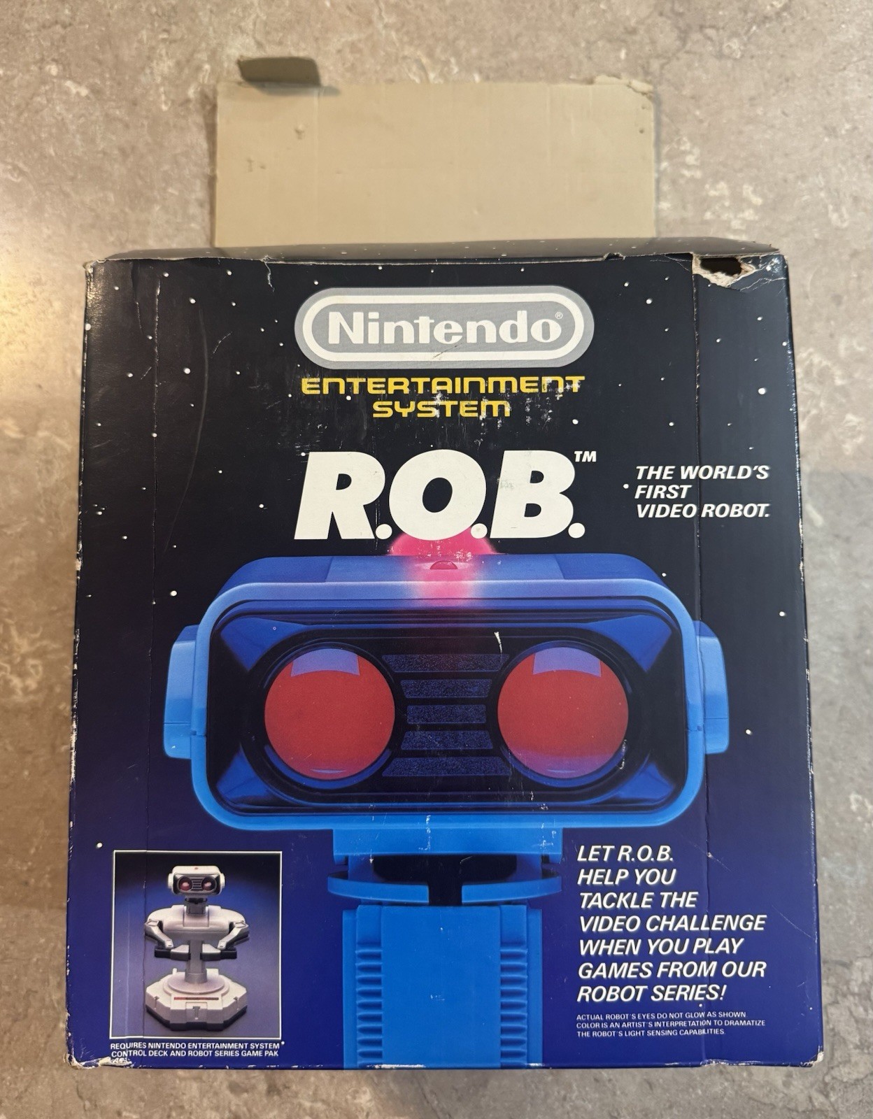 Nintendo ROB The Robot. CIB With Styrofoam. Stand Alone Version. Complete In Box