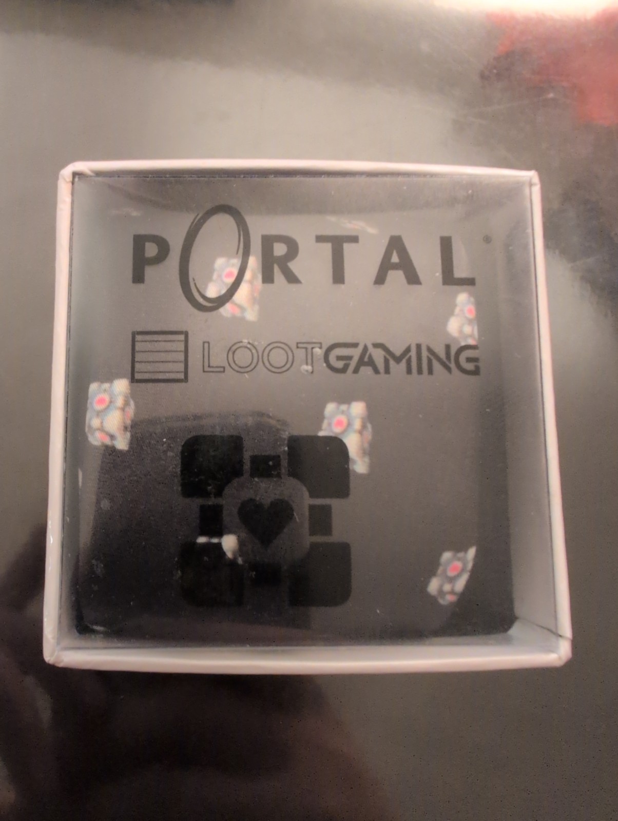 Loot Crate Gaming PORTAL Companion Cube Necktie