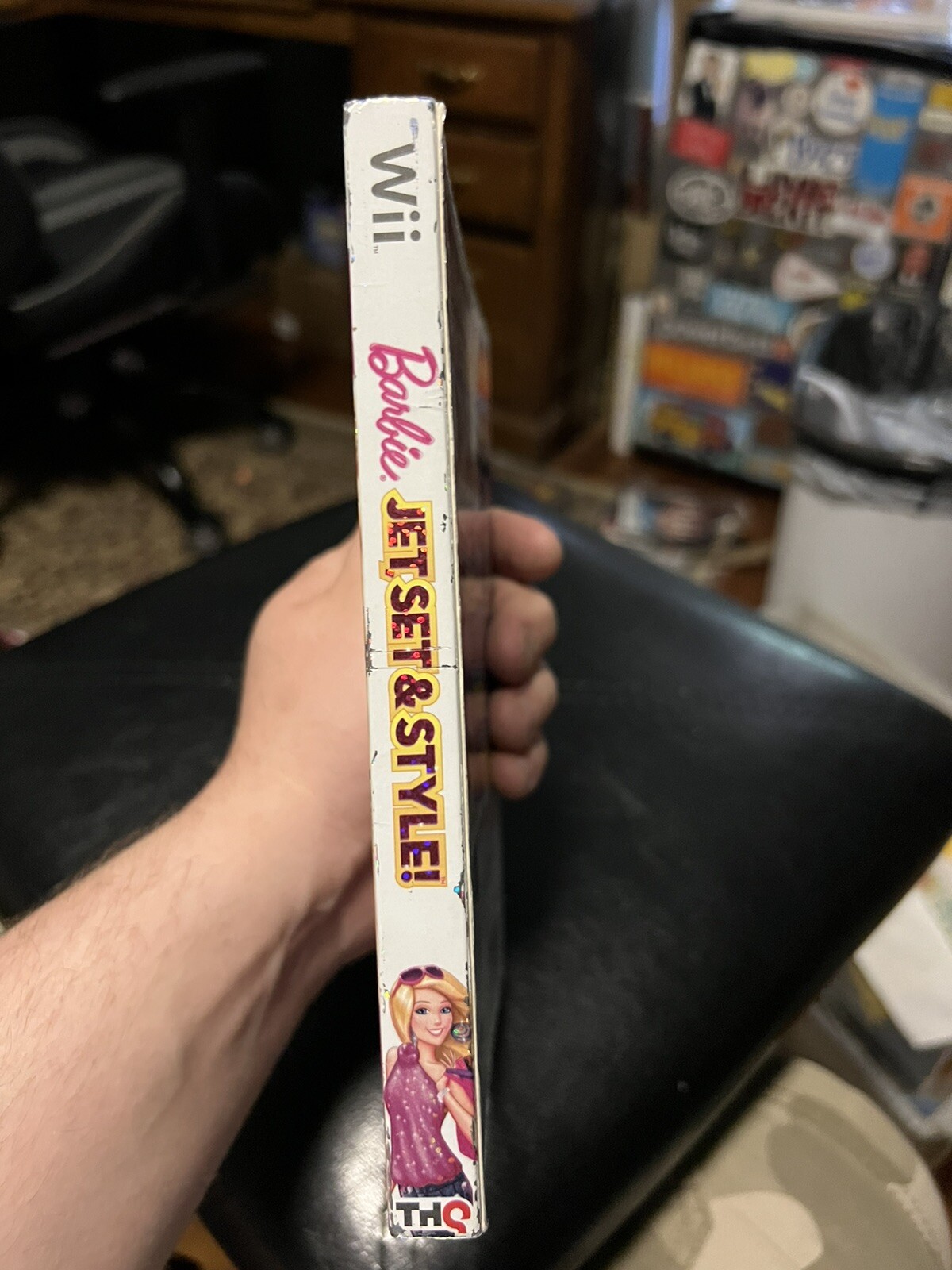 Barbie: Jet, Set & Style Nintendo Wii SLIPCOVER ONLY *NO GAME* Authentic