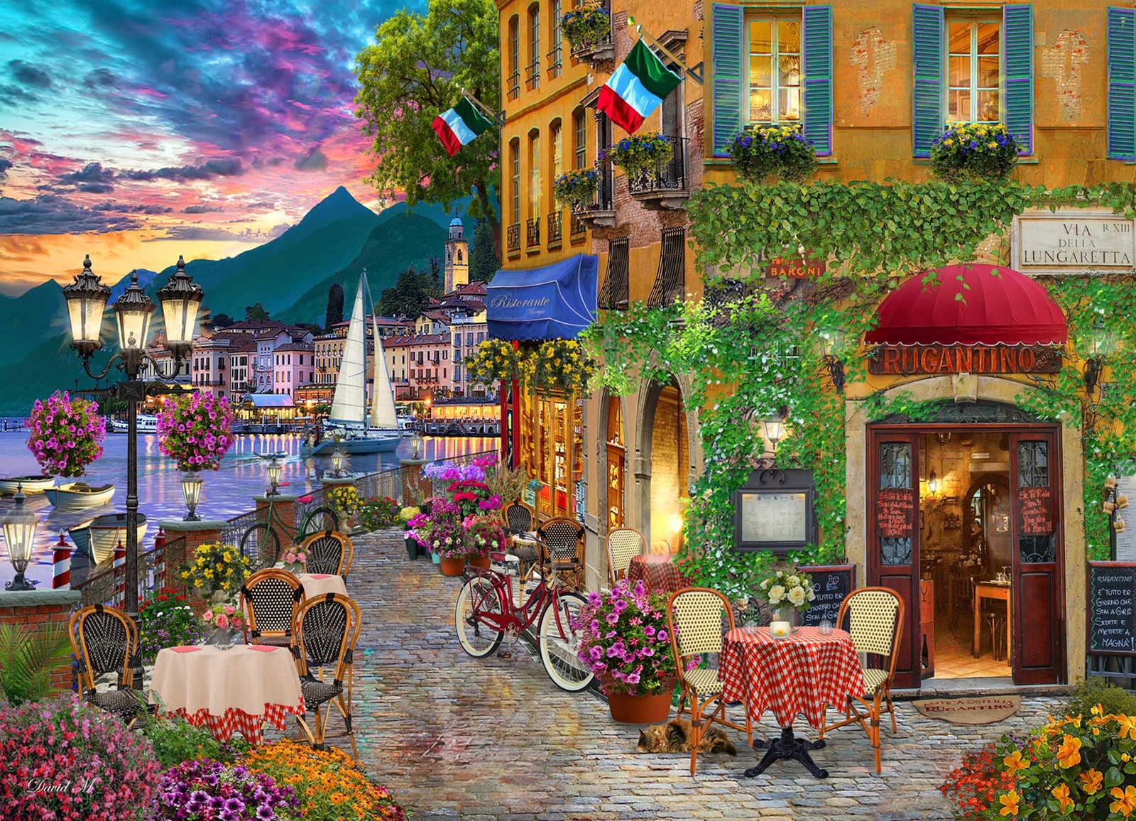 Jigsaw Puzzle 1000 Pieces Irresistible Italy 24 Simple Sections – Relaxing