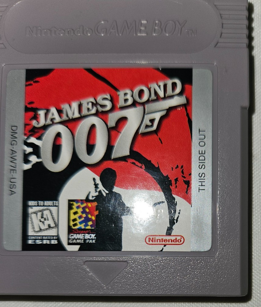 James Bond 007 Cartridge Only Authentic Nintendo Game Boy New Battery USA 1998