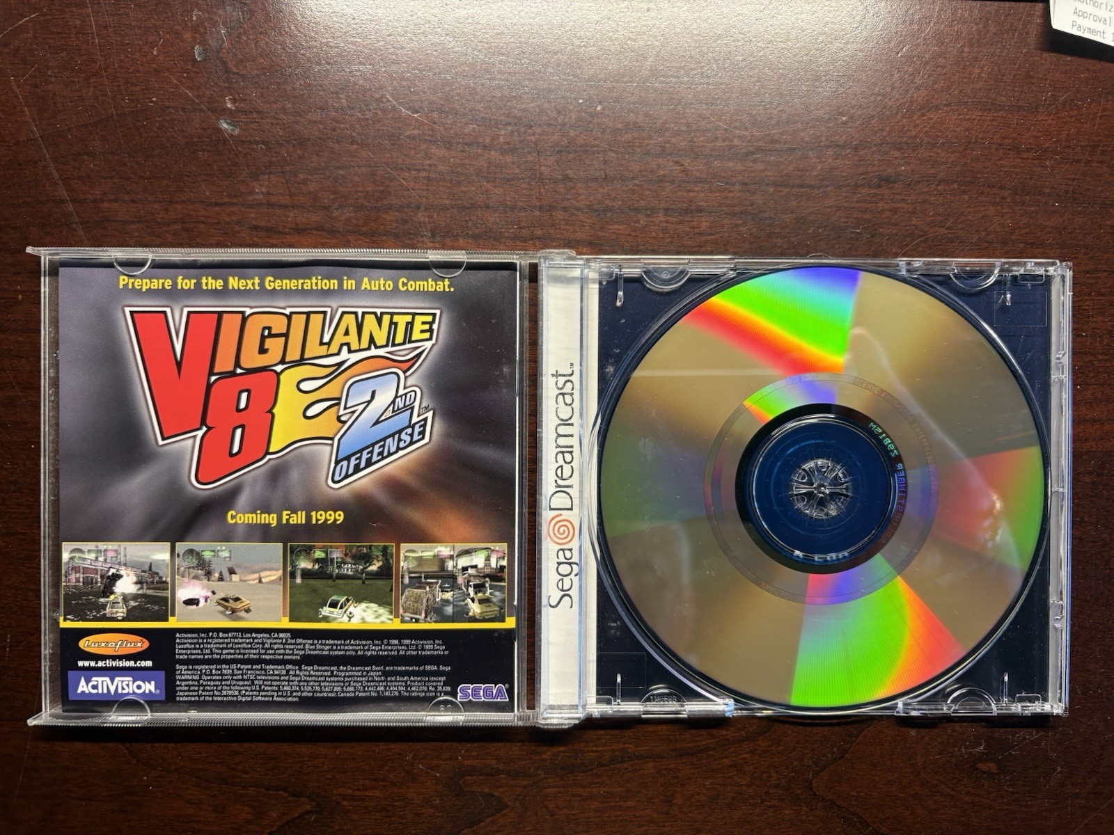 Activision Blue Stinger Sega Dreamcast NTSC-U/C Manual Included M Mature